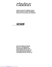 Clarion VZ309 Owner's Manual & Installation Manual