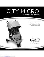 Baby Jogger CITY MICRO SINGLE Assembly Instructions Manual