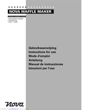 Nova WA-150 Instructions For Use Manual