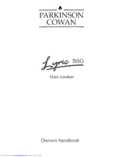 Parkinson Cowan Lyric 55G Owner's Handbook Manual