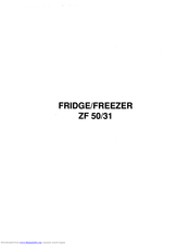 Zanussi ZF 50/31 User Manual
