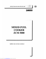 Zanussi ZCM 5000 Instructions For Use And Care Manual