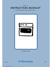 Electrolux EOB 847 Instruction Booklet