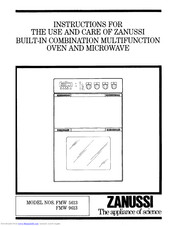 Zanussi FMW 9613 Instructions For Use And Care Manual