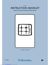 Electrolux EHG 691 Instruction Booklet