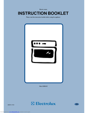 Electrolux EOB 812 Instruction Booklet