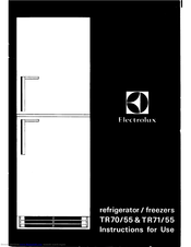 Electrolux TR70/55 Instructions For Use Manual