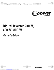 Xantrex xpower 400W Owner's Manual