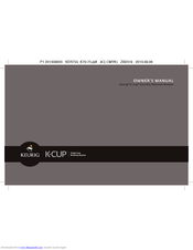 Keurig K-Cup K60 Owner's Manual