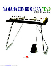 Yamaha YC-20 Owner's Manual