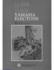 Yamaha Electone B-12IR Playing Manual