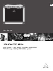 Behringer Ultracoustic AT108 User Manual