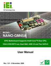 IEI Technology NANO-GM45A User Manual