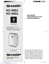 Sharp KC-A60J Operation Manual