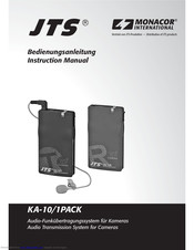 Monacor JTS KA-10R Instruction Manual