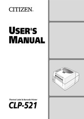 Citizen OPTICAL MOUSE User Manual