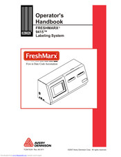 Avery Dennison FRESHMARX 9415 Operator's Handbook Manual