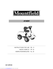 Mountfield 4140H Instructions For Use Manual