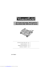 Mountfield 85 Combi Instructions For Use Manual