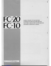 Yamaha Electone FC-10 Manual
