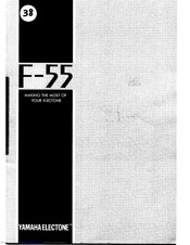 Yamaha Electone F-55 Manual