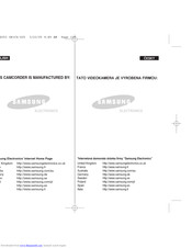 Samsung VP-D354(i) Owner's Instruction Book