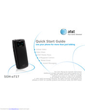 At&T SGH-a717 Quick Start Manual