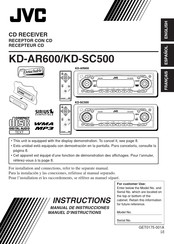 JVC KD-SC500 Instructions Manual