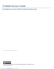 T-Mobile G2 User Manual