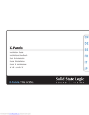 Solid State Logic X-Panda Installation Manual