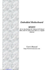 BCM MX855 User Manual