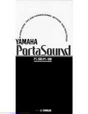 Yamaha PortaSound PS-400 Playing Manual