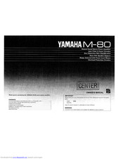 Yamaha M-80 Owner's Manual