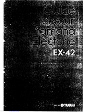 Yamaha Electone EX-42 Manual