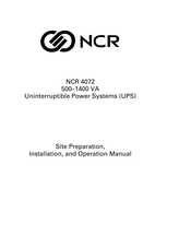 NCR 4072 Installation And Operation Manual