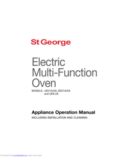 St George DEO2A Operation Manual