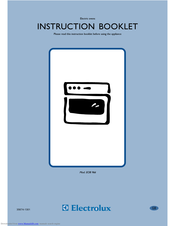Electrolux EOB 966 Instruction Booklet