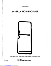 Electrolux ER 8115B Instruction Booklet