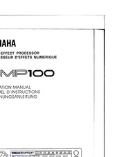 Yamaha EMP100 Operation Manual