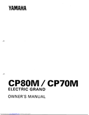 Yamaha Electric Grand CP-70M Owner's Manual