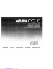 Yamaha PC-8 Owner's Manual