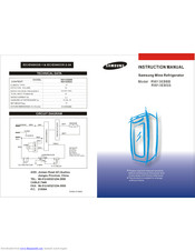 Samsung RW13EBBB Instruction Manual