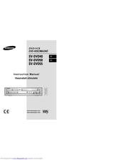 Samsung SV-DVD40 Instruction Manual