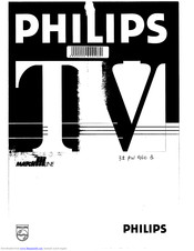 Philips Matchline 32PW960B User Handbook Manual