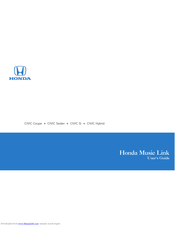 Honda CIVIC Coupe User Manual