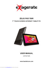 Exagerate ZELIG PAD 700R User Manual