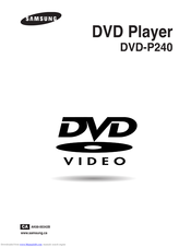 Samsung DVD-P240 User Manual