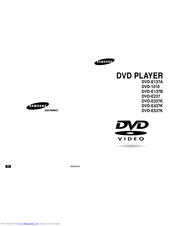 Samsung DVD-E337K User Manual