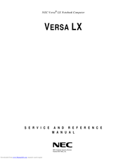 NEC Versa LX Service And Reference Manual