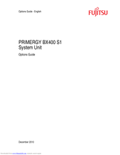 Fujitsu PRIMERGY BX400 S1 Options Manual